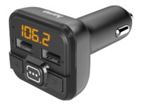 Hama FM-transmitter / strømadapter Til bil Sort