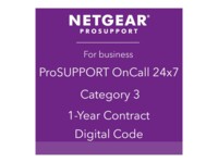 NETGEAR ProSupport OnCall 24x7 Category 3 Teknisk understøtning 1år