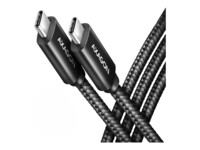 AXAGON BUCM2-CM25AB USB Type-C kabel 2.5m Sort