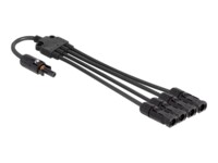 DeLOCK DL4 (female) - DL4 (male) Sort 50cm Solkabel