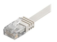 Goobay RJ45 CAT6 UTP 3M Uskærmet flad hvid