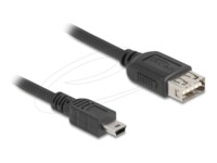 Delock USB-kabel 3m Sort
