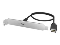 ICY BOX USB 3.2 Gen 2x2 USB-panel Sølv