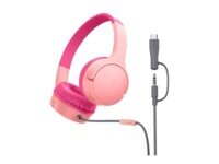 Belkin SoundForm Mini Kablet Høretelefoner Lyserød