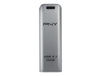 PNY Elite Steel 256GB USB 3.1 USB stick Sølv