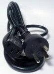 Goobay Powerkabel 2 meter EDB stik sort