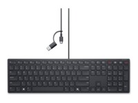 Dell Wired Collaboration Keyboard KB525C Tastatur Pressestempel Kablet Tysk