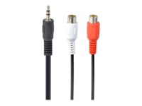 Gembird Lyd adapter 20cm Sort