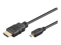 goobay HDMI-kabel med Ethernet 2m Sort