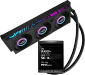 ASUS ROG Strix LC IV 360 ARGB LCD Vandkøler Sort 120 mm