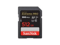 SanDisk Extreme Pro SDXC UHS-II Memory Card 512GB 300MB/s