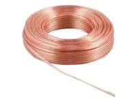 goobay Bulkhøjttalerkabel Gennemsigtig 10m