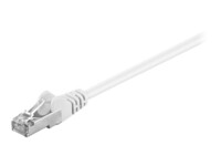 goobay CAT 5e SF/UTP 1.5m Netværkskabel Hvid