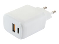 Schwaiger Adapter 20Watt 1xUSB-A 2.0 1xUSB-C