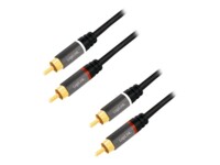 LogiLink Audiokabel Sort 50cm