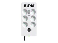 Eaton Protection Box Strømstødsbeskytter 6-stik 10A Hvid