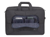 Riva Case Tegel Rygsæk 17.3' RPET polyester Sort