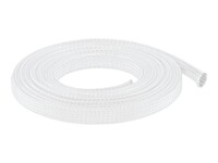 Delock Braided Sleeving stretchable 5m Hvid