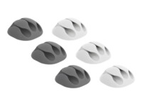 Delock with 3 feed-throughs Grå Hvid