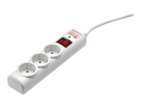 SALICRU SPS SAFE 3 Strømstødsbeskytter 3-stik 10A Hvid 1.5m