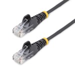 25CM BLACK SLIM CAT6 CABLE