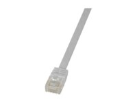 LogiLink SlimLine CAT 6 Ikke afskærmet parsnoet (UTP) 1m Patchkabel Hvid