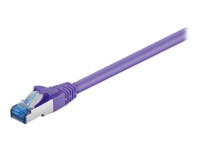 goobay CAT 6a SFTP, PiMF 1m Patchkabel Lilla