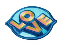 MAGMOJI Badge Love Blue Logo badge Flerfarvet