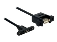 Delock USB-adapter 25cm Sort