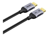 Unitek DisplayPort kabel Sort Grå