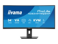iiyama ProLite XCB3497WQSNP-B1 34' VA 3440 x 1440 (UltraWide) HDMI DisplayPort USB-C 120Hz