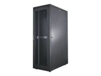 Intellinet Network Cabinet, Free Standing (Standard), 26U, Usable Depth 123 to 773mm/Width 503mm, Black, Assembled, Max 1500kg, Server Rack, IP20 rated, 19', Steel, Multi-Point Door Lock, One Lock Per Side Panel, Three Year Warranty Rack Sort