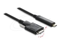 Delock Active Optical Cable USB 10 Gbps USB Type-C™ male to Type Micro-B male with screws 5 m