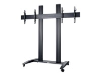 EDBAK Premium Series Vogn med hjul 2 LCD / plasmapaneler 42'-55'