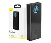 Baseus PPLG000101 Powerbank 30000mAh 65Watt 2xUSB-C 4xUSB-A Sort