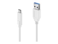 PureLink IS2600-015 USB-C to USB-A USB-A 1,5m Hvid