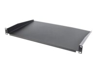 Intellinet 19' Cantilever Shelf, 1U, Shelf Depth 300mm, Non-Vented, Black Rackhylde Sort