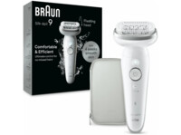 Braun Silk-épil 9 9-011, Silber, Weiß, 40 Pinzette, MicroGrip, Deutschland, 0,5 mm, Akku