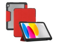 Mobilis Beskyttelsescover Rød Transparent Apple 10.9-inch iPad Wi-Fi, Wi-Fi + Cellular ¦ Apple iPad A16 Wi-Fi, A16 Wi-Fi + Cellular