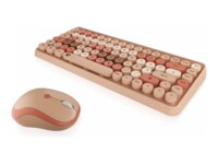 KeySonic KSKM-5200M-RF Sæt med mus og tastatur Membran/gummikuppel Trådløs Tysk