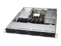 Supermicro SC815 TQC4-R504WB3 Rackversion Udvidet ATX 600Watt Strømforsyning Sort