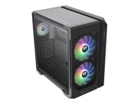 Thermaltake View 51 TG ARGB Tårn ATX Ingen strømforsyning Sort