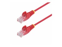 StarTech.com 3m Red Slim CAT6 Ethernet Cable, Snagless, 28AWG, LSZH CAT 5/5e/6 Ikke afskærmet parsnoet (UTP) 3m Patchkabel Rød