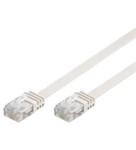 Goobay RJ45 CAT6 Flat U/UTP CU 15m White