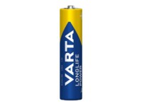 Varta Longlife Power AAA / LR03 Standardbatterier