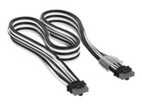 CORSAIR 16-pin PCI Express-strøm (male) - 16-pin PCI Express-strøm (male) Sort Hvid Strømkabel