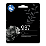 HP 937 Black Original Sort 1250 sider Blæk