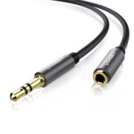 Ugreen 10592 Audiokabel 1m 1m Sort
