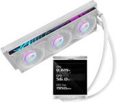 ASUS ROG Strix LC IV 360 ARGB LCD White Edition Vandkøler Hvid 120 mm