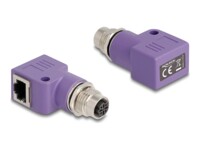 DeLOCK CAT 5e Afskærmet parsnoet (STP) Netværksadapter Violet